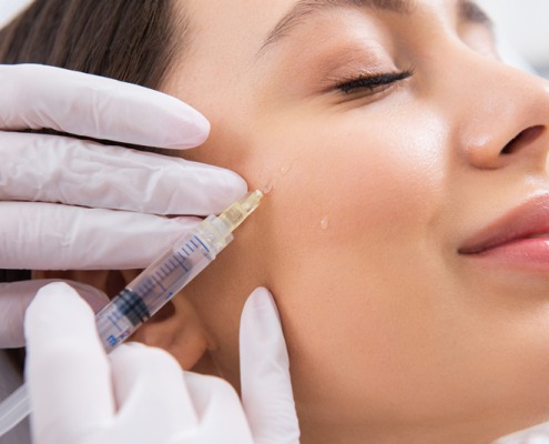 Faltenbehandlung mit Botox